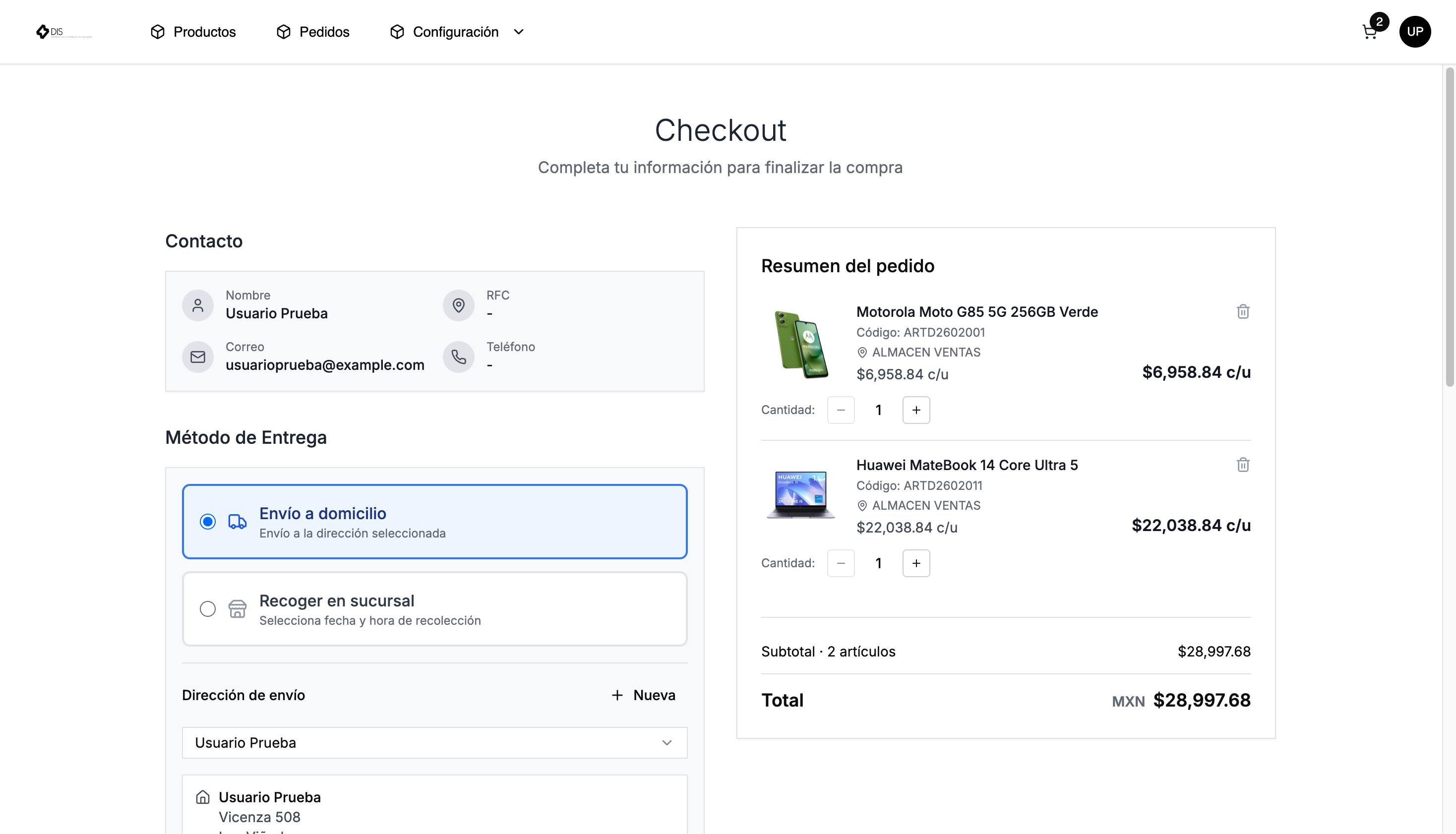 Ecommerce screenshot 2