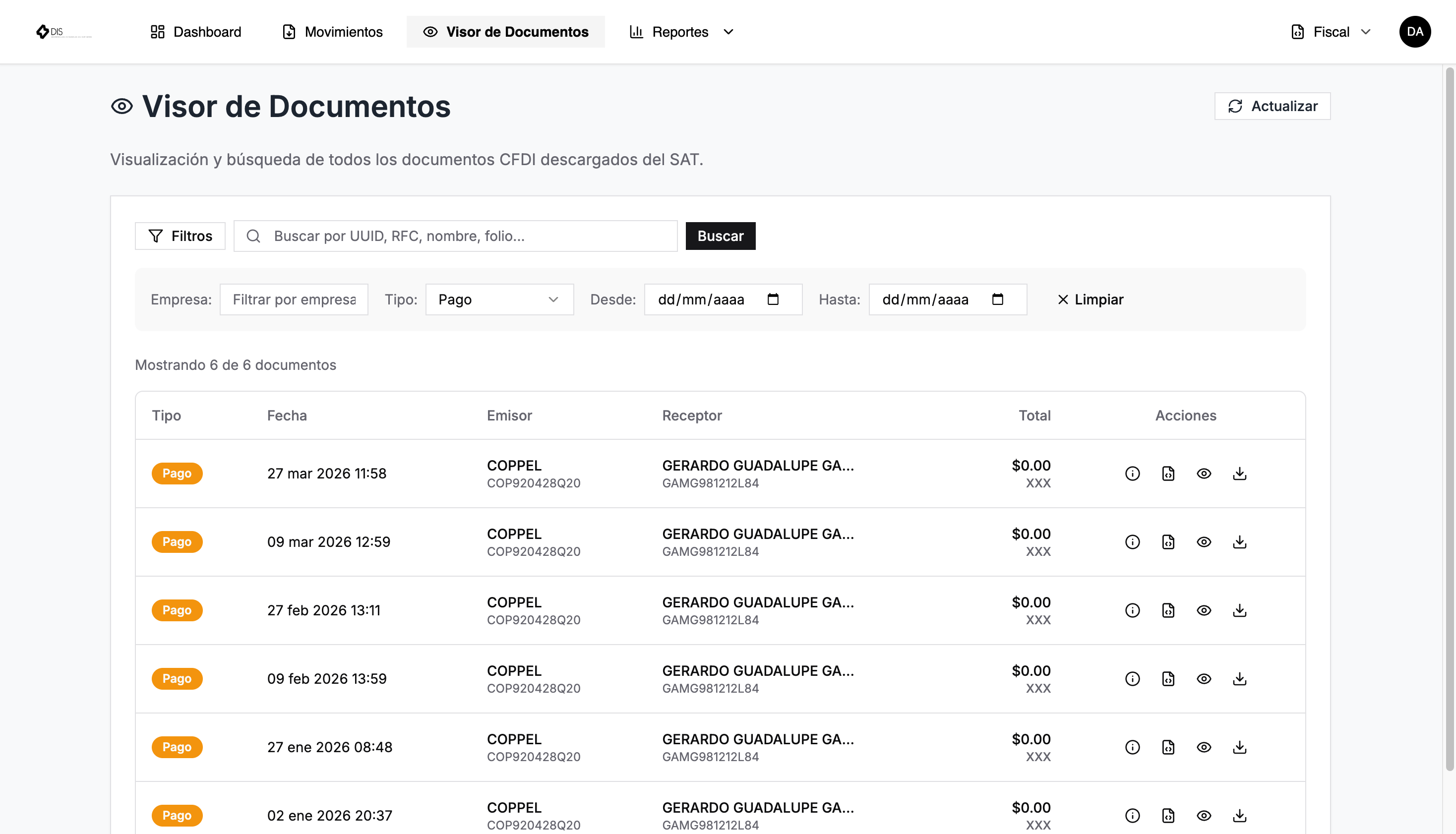 Portal Fiscal screenshot 4