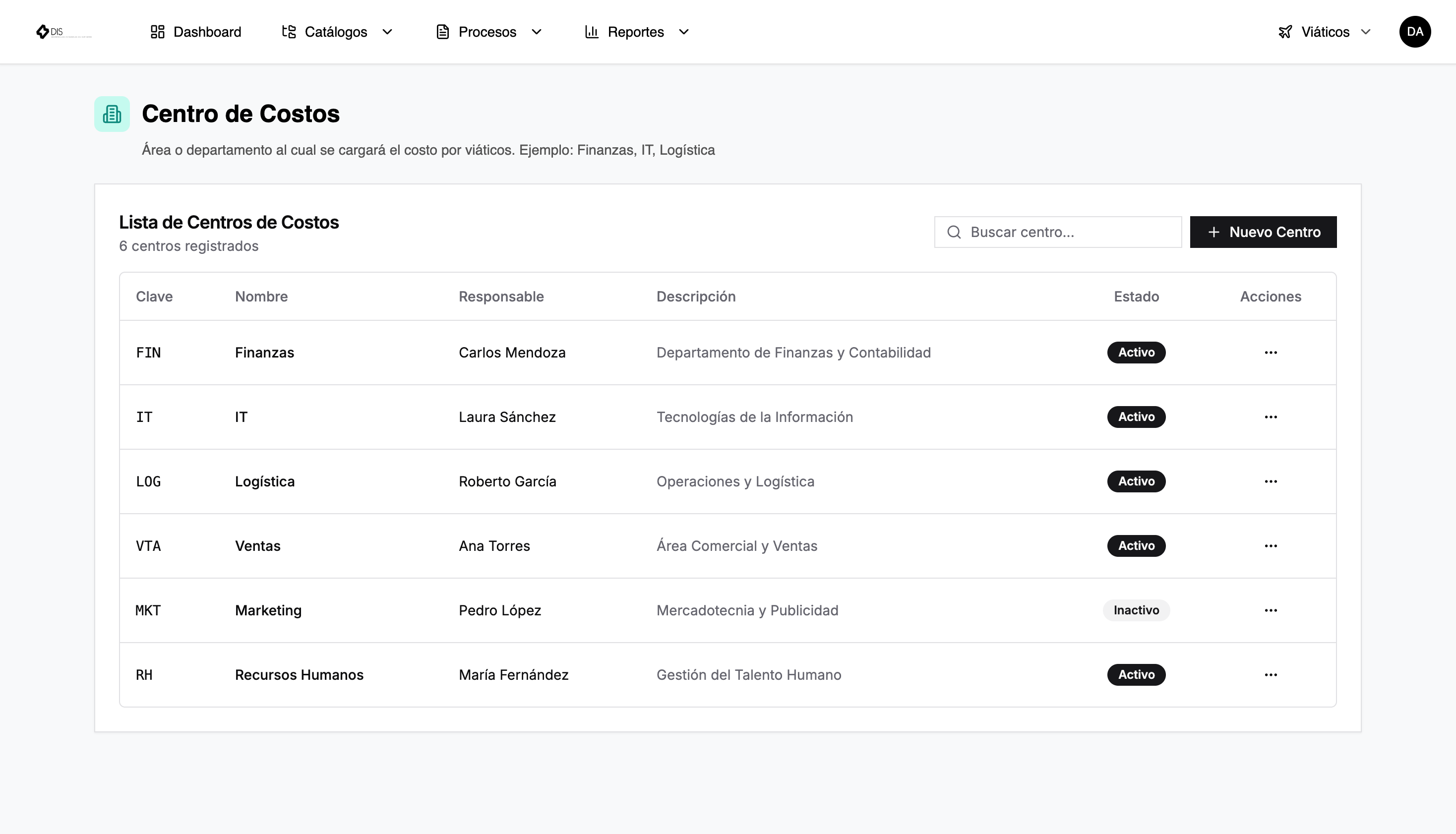 Viáticos screenshot 1